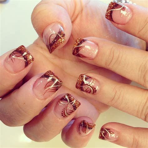 fall nail ideas french tip